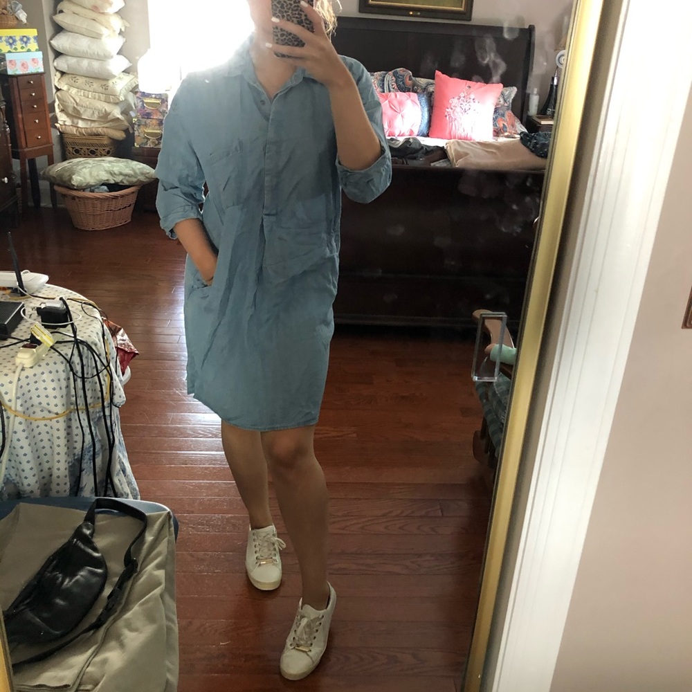 Blue dress